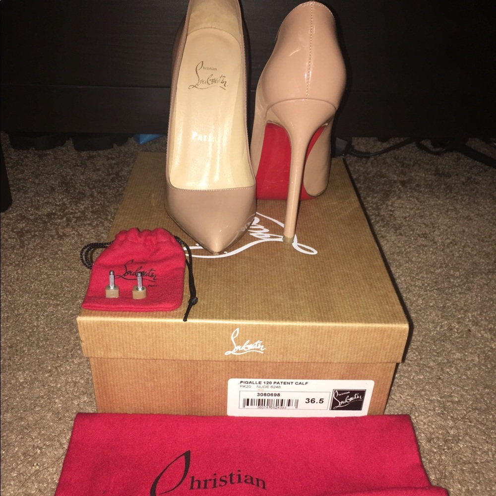 Christian Louboutin pigalle 120mm. Size 36.5